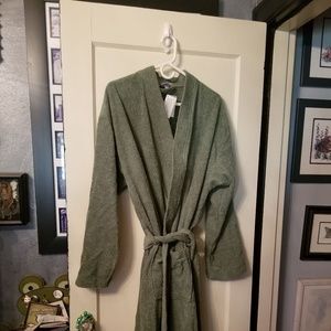 Green Terry Bathrobw